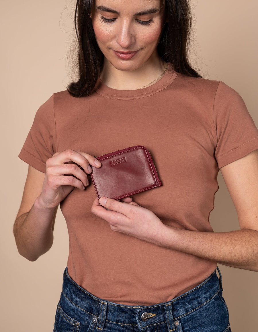 Coin Purse Ruby Classic Leather