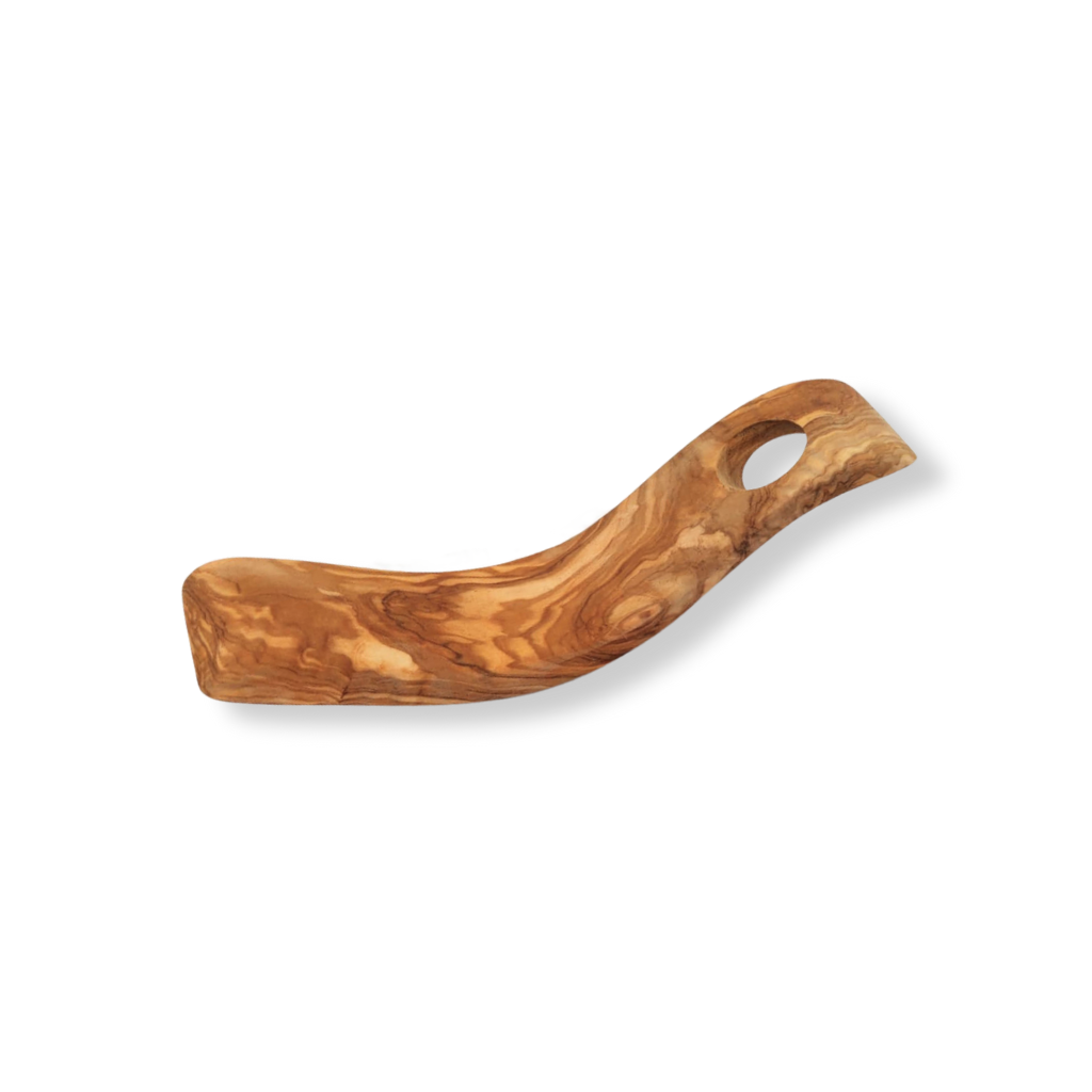 Artisan made Olive Wood Wine Holder