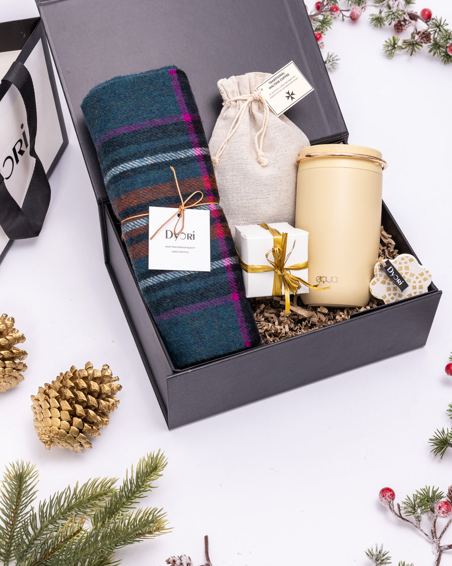 Coffee Cozy Delights Christmas Gift Box