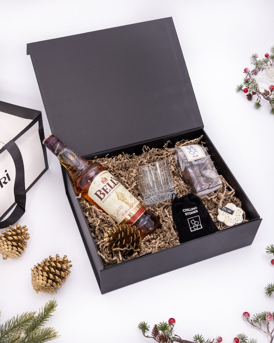 Whiskey on the Rocks Christmas Gift Box