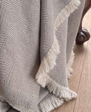 Eco-friendly cotton throw for living room – Dyori home collection Malta