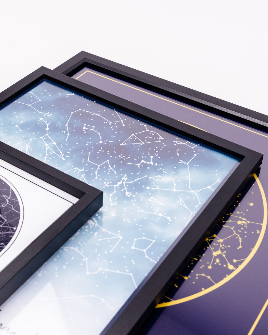 Stellar Memories - Personalised Star Map - Style 15 - Little Boy (4 colours available)