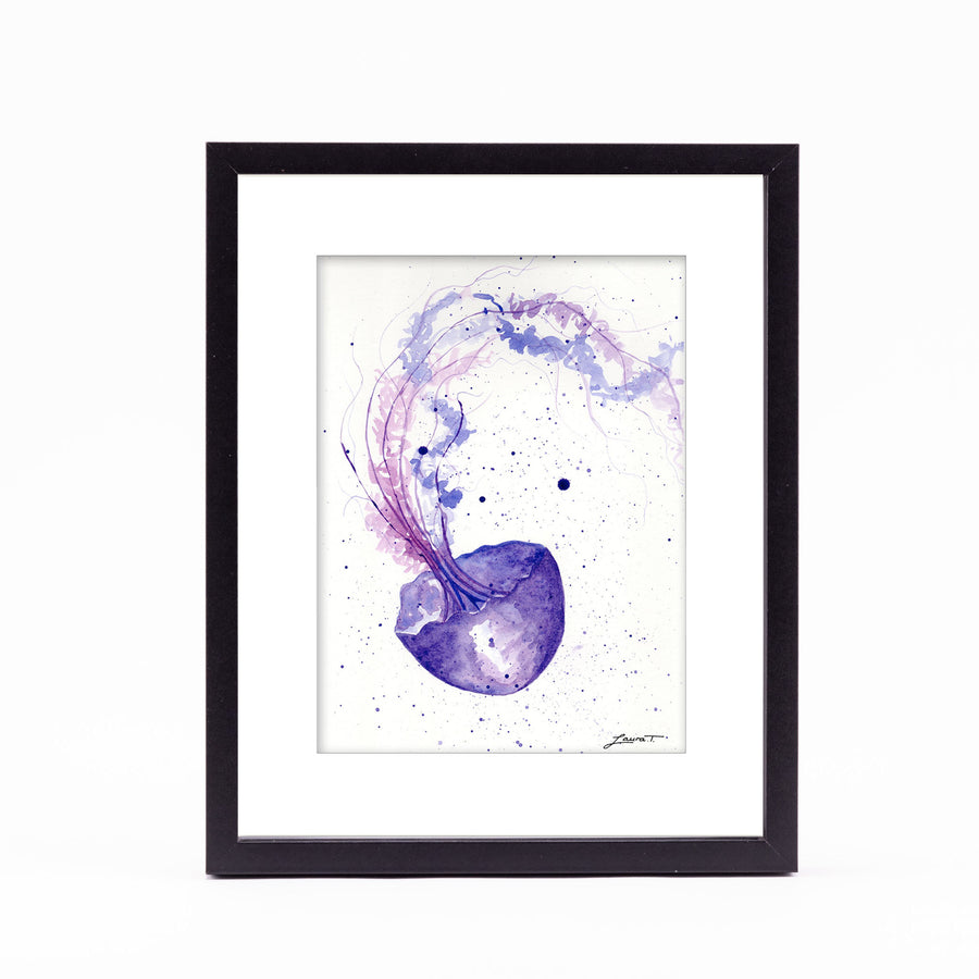 Watercolour Jellyfish Painting