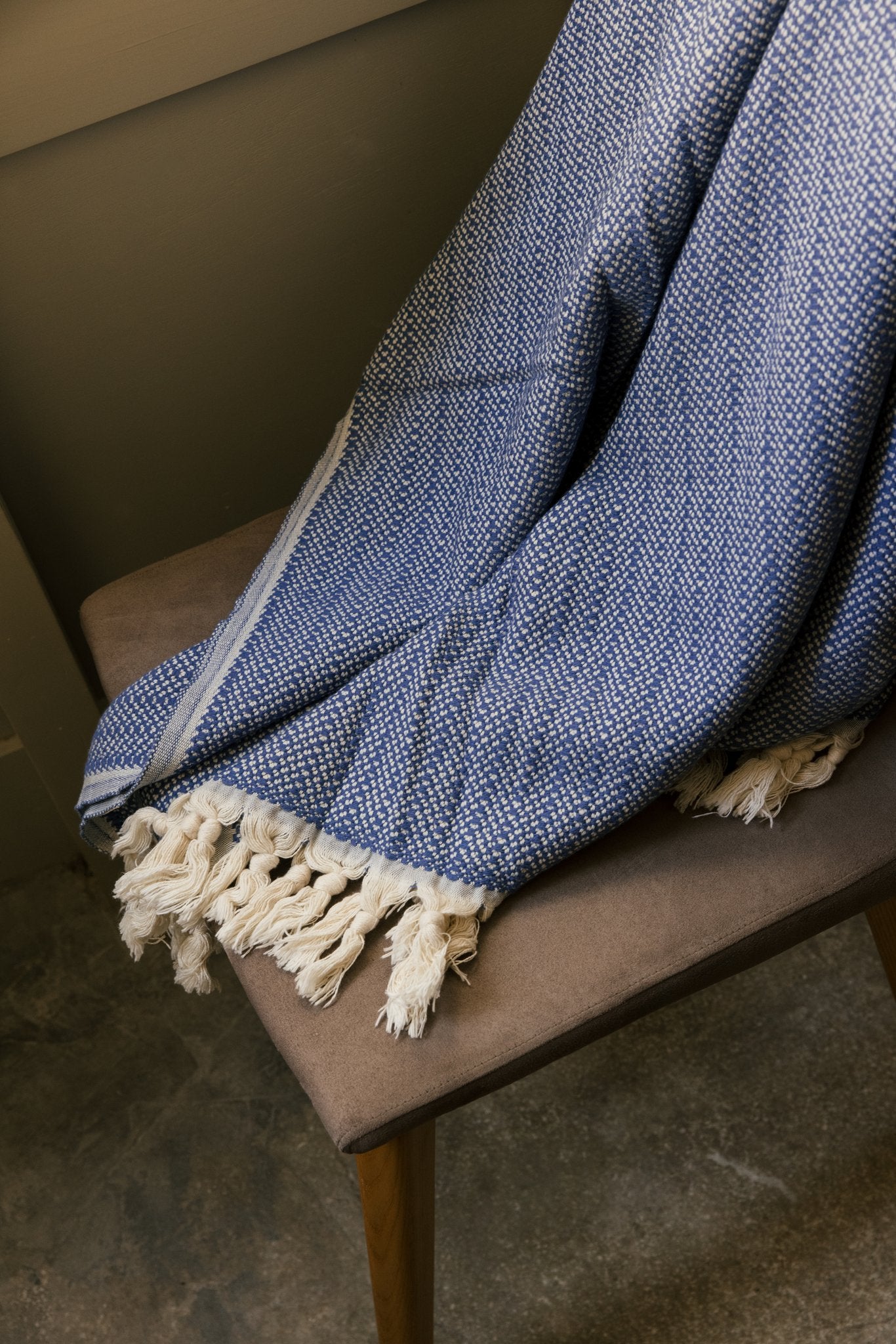 Rio Turkish Cotton Throw Blanket – 100% Cotton, Made in Turkey