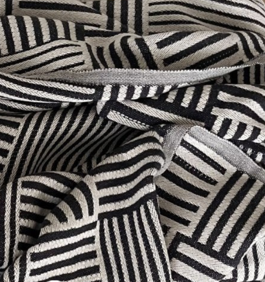 Striped Recycled Cotton Blanket – 100% Eco-Friendly Throw | Available in Grey, Khaki & Terracotta | Dyori Malta